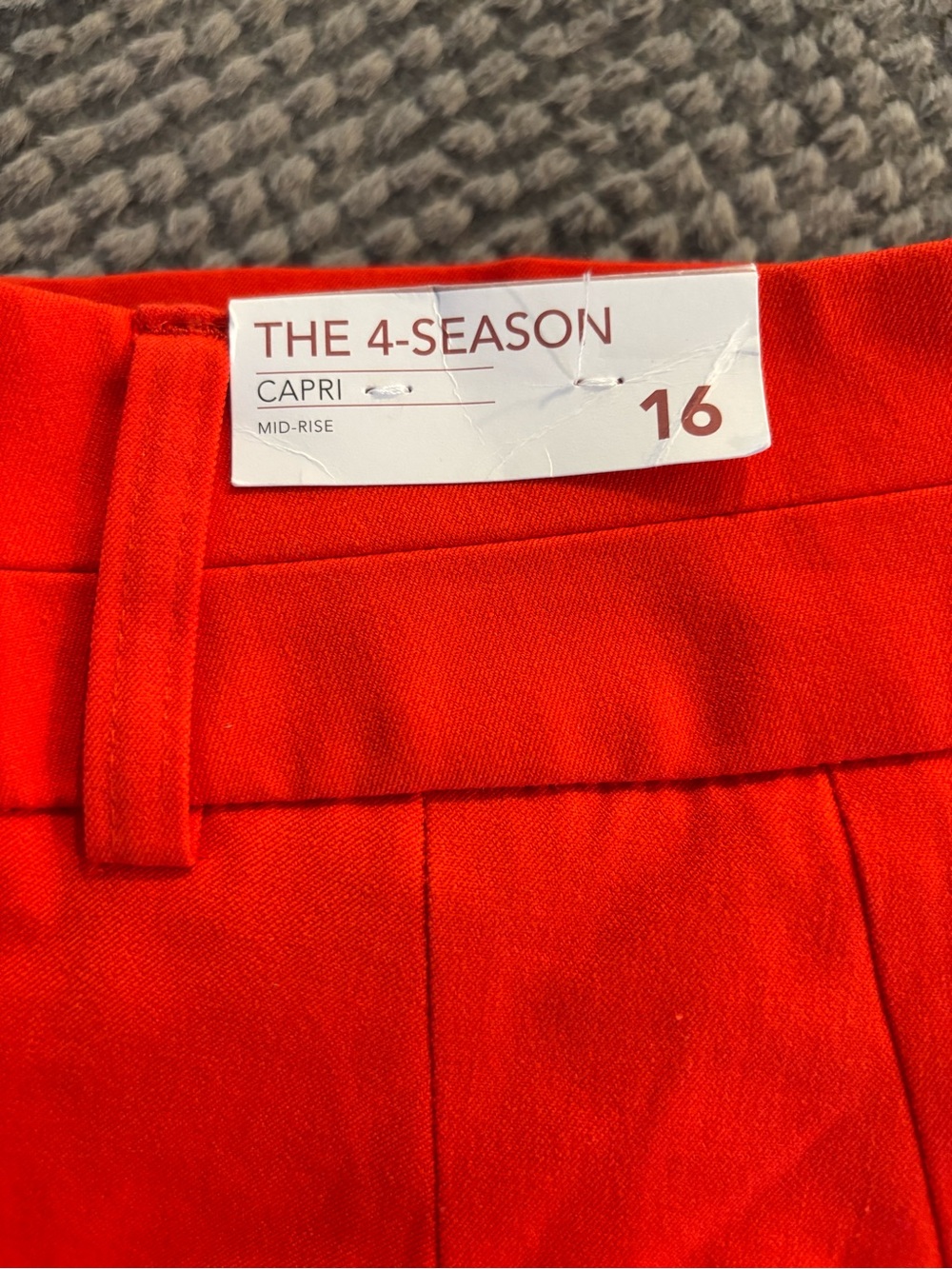 Lane Bryant Red The 4-Season Capri